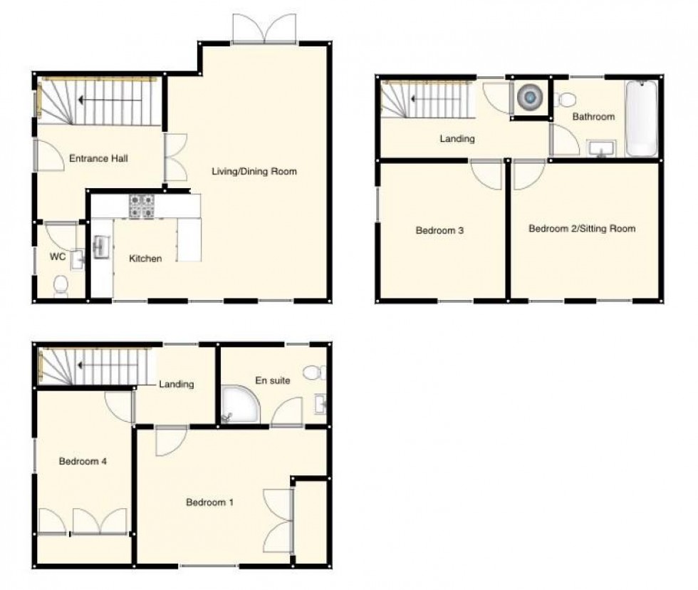 Floorplan for Moat Lane, Towcester