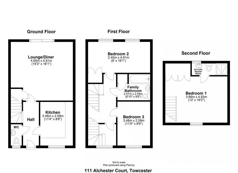 Floorplan for Alchester Court, Towcester