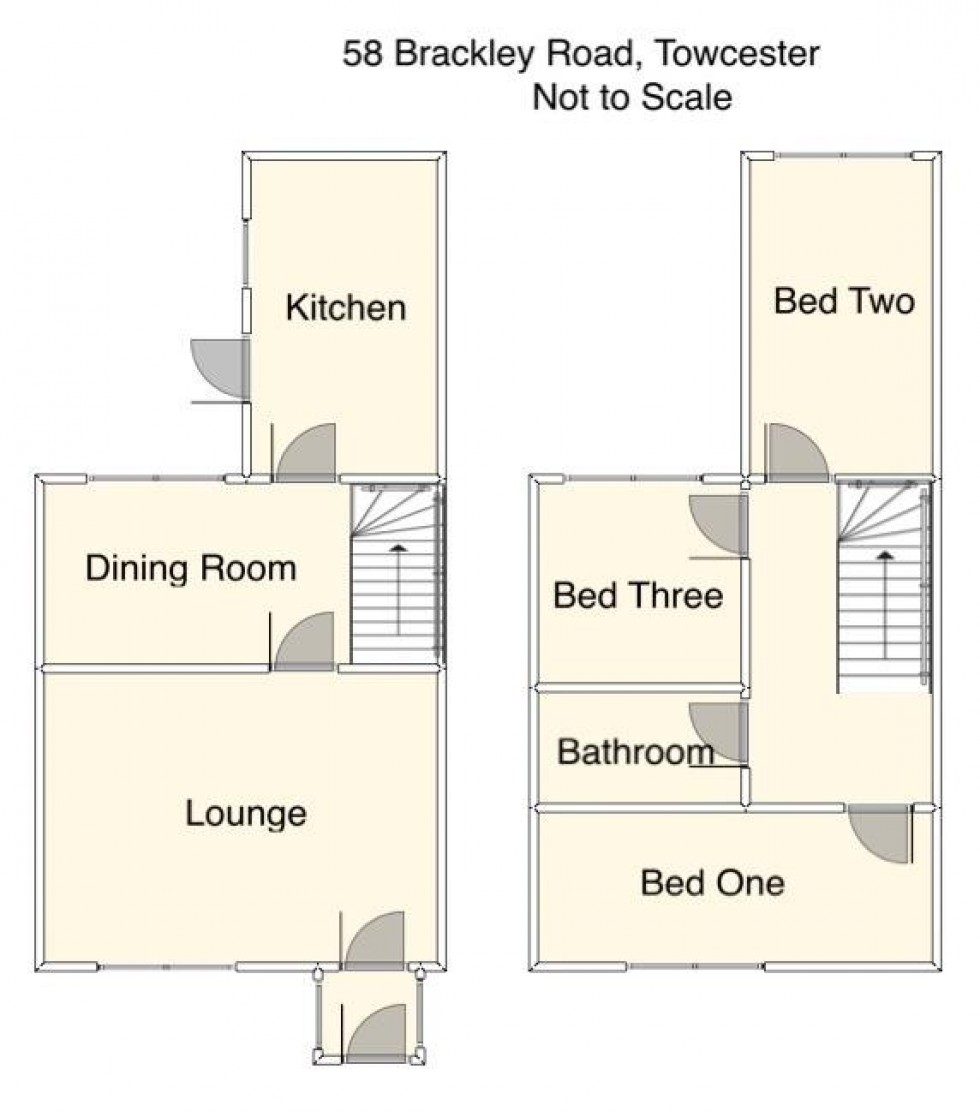 Floorplan for Brackley Road, Towcester