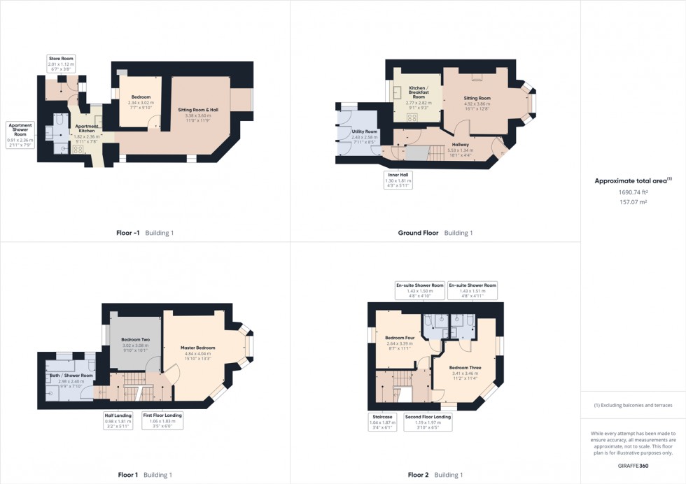 Floorplan for Abermaw Terrace, Barmouth