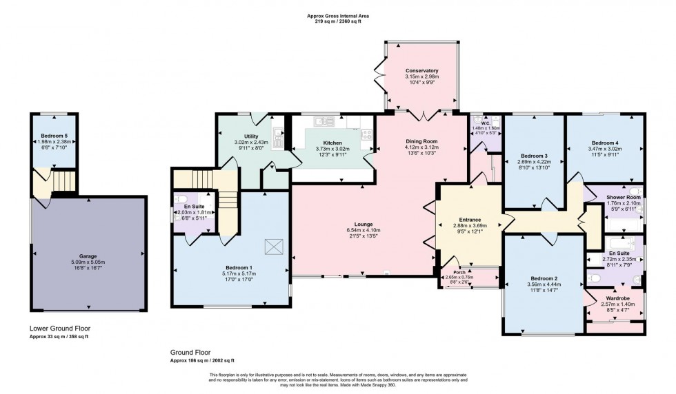 Floorplan for The Beeches, Pattishall, Towcester