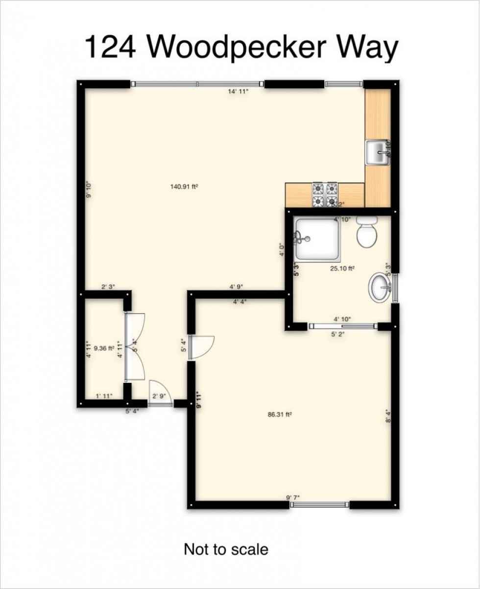 Floorplan for Woodpecker Way, Northampton