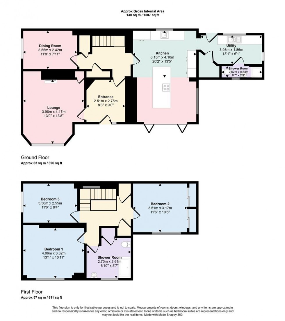 Floorplan for White Rose Farm